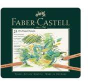 Faber Castell 24 Pitt Pastel Pencils Tin Set