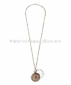 Antique Nautical Compass Necklace