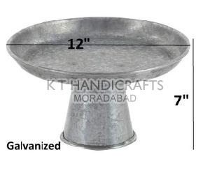 Galvanized Cake Stand