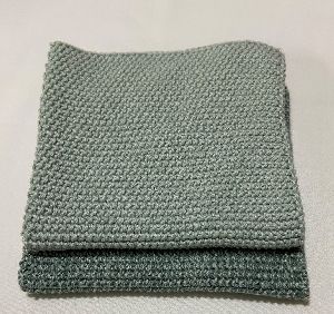 100% Organic knitted Dishcloth