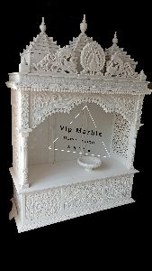 White Marble Home Temple