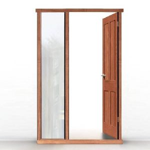 Brown Wooden Door Frame