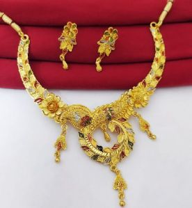 Golden Necklace Set