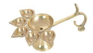 Brass Panchmukhi Diya