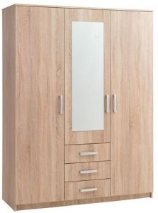 3 Door Wooden Wardrobe