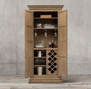 Double Door Bar Cabinet