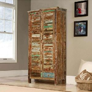 Reclaimed wood wardrobe