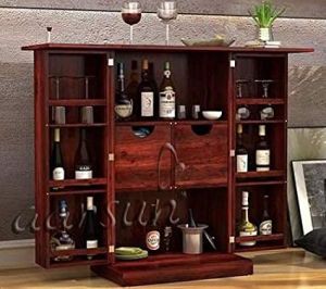 Wooden Bar Cabinet