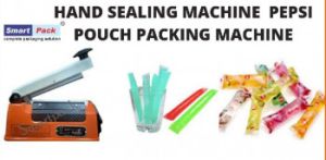 HAND SEALING MACHINE PEPSI POUCH PACKING MACHINE