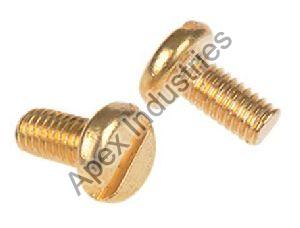 Brass Pan Slotted Screws