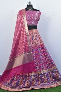 Pink Banarasi Lehenga