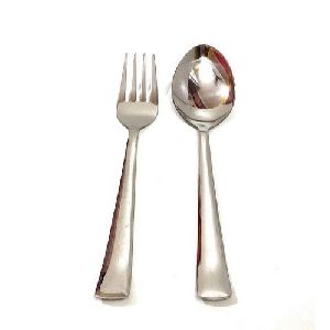 Stainless Steel Baby Spoon and Fork Set