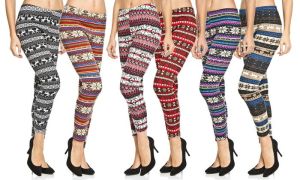 Woolen Printed Leggings