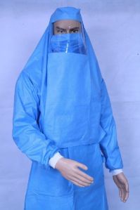 Disposable Hood Drape with Full Sleeve