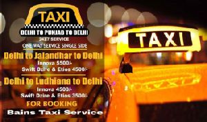 Oneway Taxi Service Ludhiana to Delhi