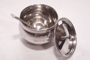 Stainless steel ghee pot