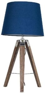 Wooden Tripod Table Lamp