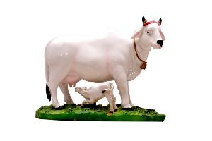 Marble Cow Statue