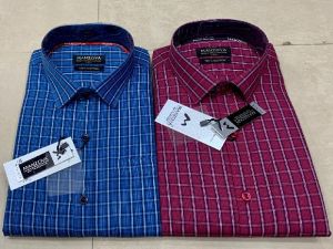 Men Regular Fit Checked Shirt 8600.12