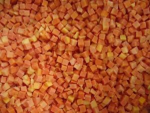 frozen papaya dices