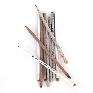 Recycled Paper Pencils with and Without Seed