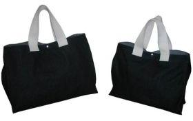 Denim Tote Bag with Cotton Handle