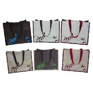 Embroidery PP Laminated Jute Bag