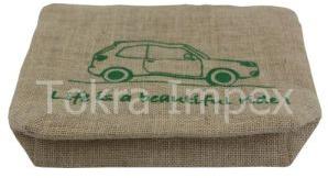 Jute Zipper Pouch