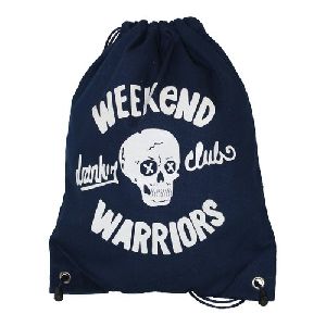 Sublimation Print Dyed Canvas Drawstring Backpack