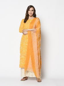 pure cotton with khadi printed suits (unstitch)
