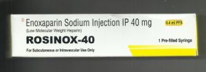 rosinox-60 enoxaparin sodium injection