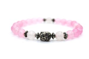 Rose Quartz Charm Bracelet