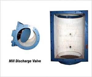 Alumina Ceramic Lined Mill Discharge Valve