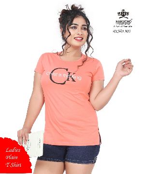 Ladies Round Neck T-Shirt