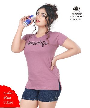 Ladies Round Neck T-Shirt