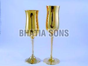 Brass Goblet Flute