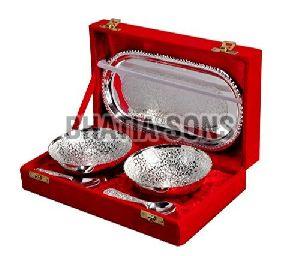 Silver Plated Bowl Gift Set