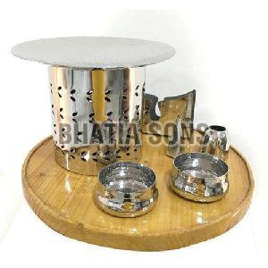 Stainless Steel Snack Warmer Set