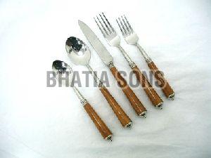 Wooden Handle Cutlery Set
