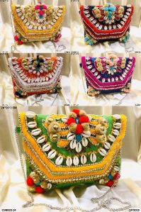 Designer jute banjara bag