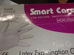 smart care latex examination gloves