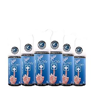 Myoxy Portable Oxygen Can- Family Pack of 6 Cans