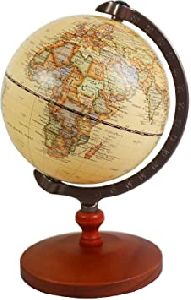 wooden world globe