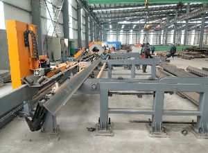 High Speed CNC Angle Steel Drilling and Marking Line