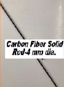 4 mm Carbon Fiber Solid Rods