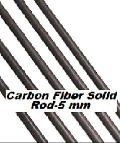 5 mm Carbon Fiber Solid Rods