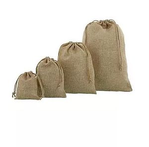 Large Jute Drawstring Bags