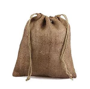 Small Jute Drawstring Bags