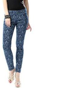 ladies printed jeans