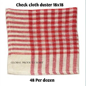 Checkered Cloth Duster